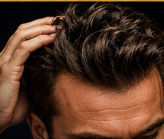 Resultados naturales de injerto capilar